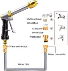 ZQJYMXM High-Pressure Water Gun for Cleaning Car Wash Machine Garden Watering Hose Nozzle Sprinkler Foam Water Gun Cleaning Tool