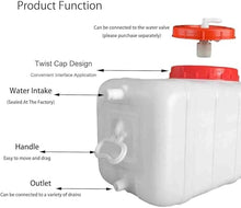 DIROVO Water Tank Plastic Rain Barrels Handle Design Large Diameter Easy Clean Environmental Protection and Hygiene Convenient Carry(200L)