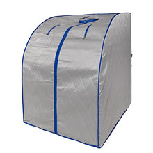 Heatwave Spirit Deluxe Oversized Portable Infrared Sauna Grey Square Polyester Ul Listed