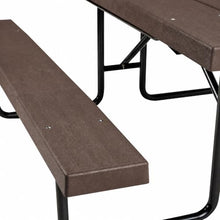 Barco Products BarcoBoard™ Steel-Frame Rectangular Picnic 6' Table Brown