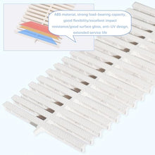 DHXIAMZ Plastic Grate Cover - 9PCS Spliceable Overflow Grill for Pools, Showers, Driveways, Patios & Outdoor Areas (18x100CM) - Heavy-Du, Weather-Resistant Design