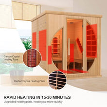 iDOTODO Far Infrared 2-Person Recliner Sauna Hemlock