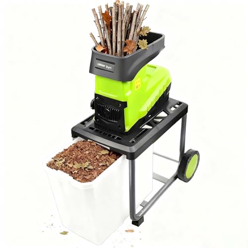 CUTANGELAR Wood Branch Shredder, 2800W Electric Garden Chipper