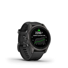 Wearable4U Garmin epix Pro (Gen 2) Sapphire Edition Smartwatch with Black White Earbuds Bundle Carbon Gray Titanium/Black