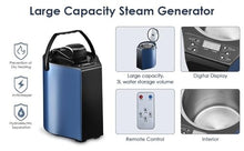 Piefeak Home Portable Steam Sauna Tent with Remote Control, Adjustable Heat Levels & Folding Chair - Personal Wellness Spa for Relaxation & Detox (71x 31.5X 31.5 Brown)