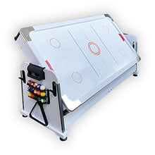 SIMBASHOPPING USA Pool Table 7FT Multigame Blue Air Hockey + Table Tennis + Table Top - Polar Blue, White