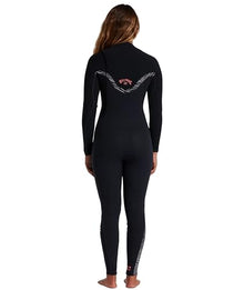 Billabong Womens 3/2mm Furnace Comp Chest Zip Fullsuit - Midnight Trails