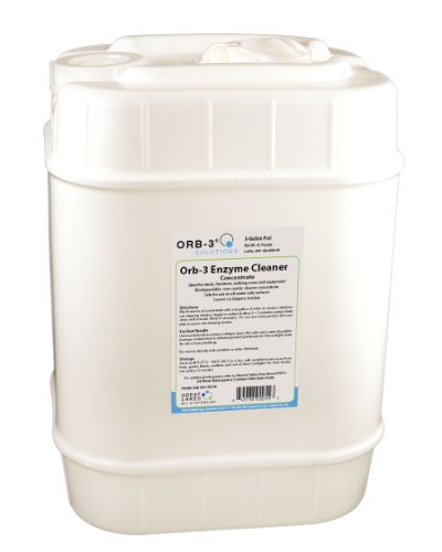 Orb-3 A011-000-5G Enzyme Cleaner Concentrate for Pools, 5-Gallon Pail
