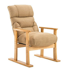 Renovation House Chairs Lounge Chair Multi function Adjustable Lazy Couch 180 deg Flat Recliner Foldable Lounge Chair Durable (Color : Wood is white)