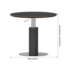 AERWYTRFS Nightstand Sofa Table Movable Sofa Side Table Living Room Small Round Dining Can Be Raised and Lowered Cart