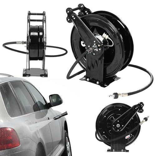 Pressure Washer Hose Reel Retractable Pressure Washer Reel Heavy Duty Hose Reel