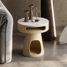 Chicken Couch End Table Living Room Round Sofa Side Table Living Room Home Cream Style Slate Corner Table Art Bedside Table Corner Tables for Living Room