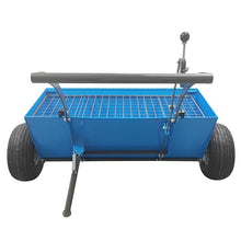 TECHTONGDA Hand-Pushed Steel Abrasive Aggregates Spreader 661.39lbs Capacity, 2000 m²/h Coverage for Concrete Floor