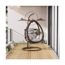 LIAN16PENG Wicker Chairs Outdoor Hanging Basket Chair Indoor Swing Cradle Hanging Chair Hanging Basket Balcony Patio Chair