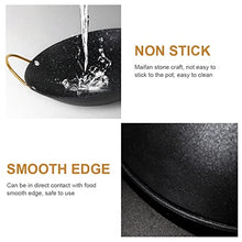 CVXSDFI Cooking Multifunctional Japanese Dry Ear Hotpot Bar Wok Non Stick Spill-proof Seafood Pot Maifan Stone Kitchen