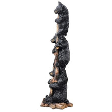 HI-LINE Three Climbing Black Bears Statue
