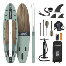 Bkrazy High-End Inflatable Paddle Board 11ft Complete Package Oasis