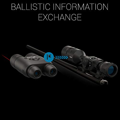 Force Technologies ATN Binox 4K 4-16X Smart Ultra HD Day/Night Binoculars with Laser Rangefinder Black