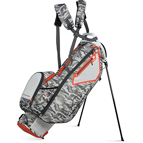 Sun Mountain 2021 3.5LS Golf Stand Bag White/Gray Camo/Inferno