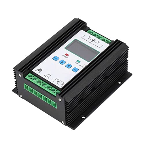 12V 24V LCD Display, Multiple Load Controllers, Wind-Solar Hybrid Charging Controller, Suitable for Wind-Solar Hybrid Power Generation Systems ( Color : 600W Wind+600W Solar )