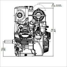 Briggs & Stratton 25V337-0012-F1 Vanguard 14 HP 408cc Horizontal Shaft Engine
