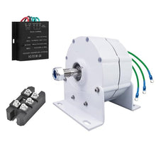 AISINILALAO 220v, 8000W Permanent Magnet Generator Turbine Wind Power Kit, 12V 24V 48V Alternator for Vertical Or Horizontal Wind Turbine (with Controller)