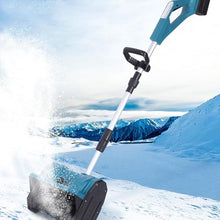 piudoiliy Snow Shovel, Cordless Electric Snow Shovel,Hand-Powered Household Snow Removal Tools,for Home, Yard, Lawn, and Patio (2Xbattery)