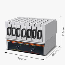 UWYTGF 3/5/7 Layer Drawer Barbecue Meat Machine,Electric Drawer Barbecue Grill with Top Viewing Window,Multifunctional Barbecue Meat Skewers Machine with Temperature Control,for BBQ,Outdoor 7,7 Layer