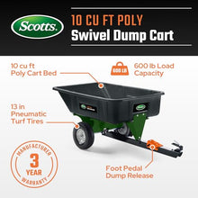 Scotts 600 lb. Swivel Dump Cart