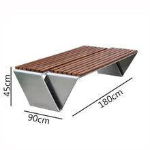 yinxx240708 Heavy-Duty Outdoor Benchs Outdoor Wood Benches Patio Wooden Picnic Bench Waterproof, Backless Long Garden Park Chair for Porch, Balcony and Deck Slatted Seat for Park, Yard & Porch