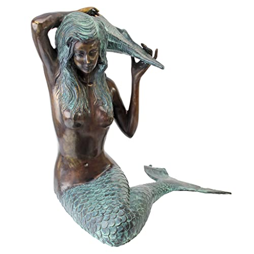 Design Toscano Medium Mermaid of the Isle of Capri Sculpture Bronze