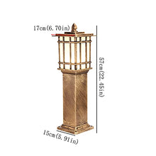ZEELYDE Post Lights Outdoor,Waterproof Garden Lights Outdoor Lawn Lights Villa Community Landscape Lights Die-Casting Aluminum Lighting Fixtures LED Floor-Standing Night Street Lights Post Lights