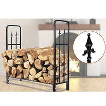 EliteBloom Firewood Organizer Fireplace Tools Firewood Rack Floor Simple Fireplace Tools Firewood Rack Wood Firewood Organizer,