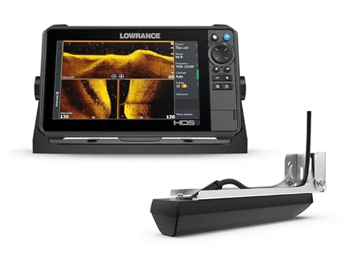Lowrance HDS PRO 9 Inch Fish Finder/Chart Plotter with ActiveImaging 3-in-1 Transducer Black