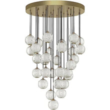 Alora Lighting Marni Pendant LED Natural Brass Silver