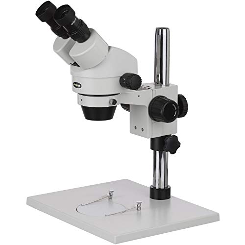 AmScope Professional Binocular Stereo Zoom Microscope 7x-90x White