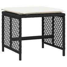 Kaorsrow 11 Piece Garden Dining Set with Cushions, Black Poly Rattan Outdoor Patio Table and Chairs Furniture Set for 10 People, Modern Backyard Terrace Dining Group