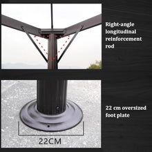 Dexinhdh Outdoor Double Roof Canopy, Pop Up Gazebo Outdoor Shelter, Patio Metal Sun Shade Tent with Double-Sided Zipper, Bevel Reinforcement, for Lawn, Garden