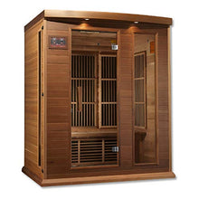 MAXXUS 3 Per Low EMF FAR Infrared Carbon Canadian Red Cedar Sauna Red