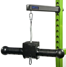 GRIP FREAK Thick Grip Wrist Roller with Power Rack Arm & Weight Plate Loader