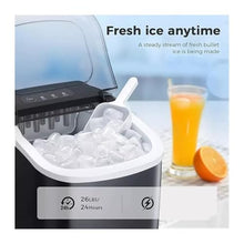 Ice Maker, Ice Maker Countertop, Portable Ice Machine with Self-Cleaning, 9 s in 6 Mins, Basket and Scoop,for Home/Kitchen/Camping/RV