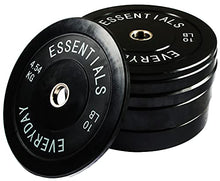 BalanceFrom Olympic Bumper Plate Weight Set Black