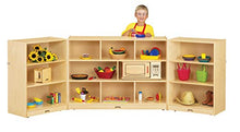 Jonti-Craft Maxi Mobile Triple Fold-N-Lock Yellow