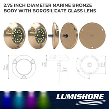 Lumishore SMX94 Eclipse Full Color Surface Mount LED Underwater Light RGBW