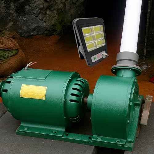 1KW to 5KW Dual Power Hydroelectric Generator Aluminum Alloy Water Turbine 1000W-5000W - For Off-Grid Home Use(3KW)