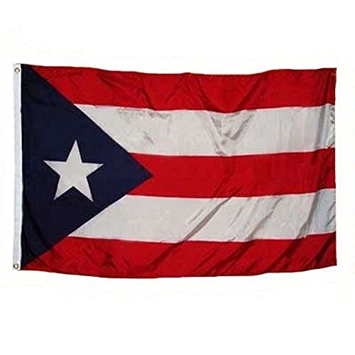 AES Wholesale Lot 100 3x5 Puerto Rico Rican Polyester Flag 3'x5' House Banner Brass Grommets Fade Resistant Double Stitched Premium Quality Polyester