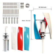 Wind Turbine Vertical Axis Permanent Generator Electric Power Generator 12V 24V 48V 5KW 8KW For Marine, RV, Home, Windmill Generator Suit For Hybrid Solar Wind System for Home, Farm, RVs, Boats(TYPE 1