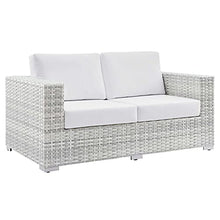 Modway EEI-4306-LGR-WHI Loveseat Light Gray White