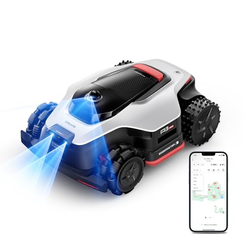 (Evolved) DREAME A3 AWD 2000 LiDAR Robot Lawn Mower, 45-Min Fast Charge