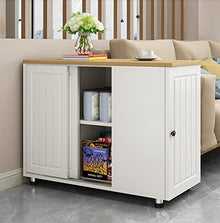 NRFJFOP Side Table Storage Living Room Sofa Next to The Shelf Armrest Sideboard Removable Coffee